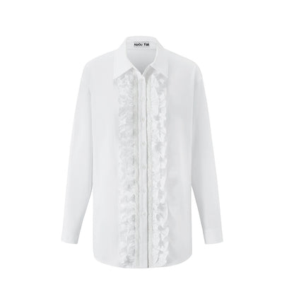 Lotus Lace Long-Sleeved Shirt