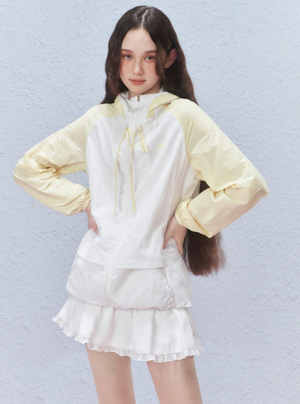 Color-blocked Sunscreen Jacket