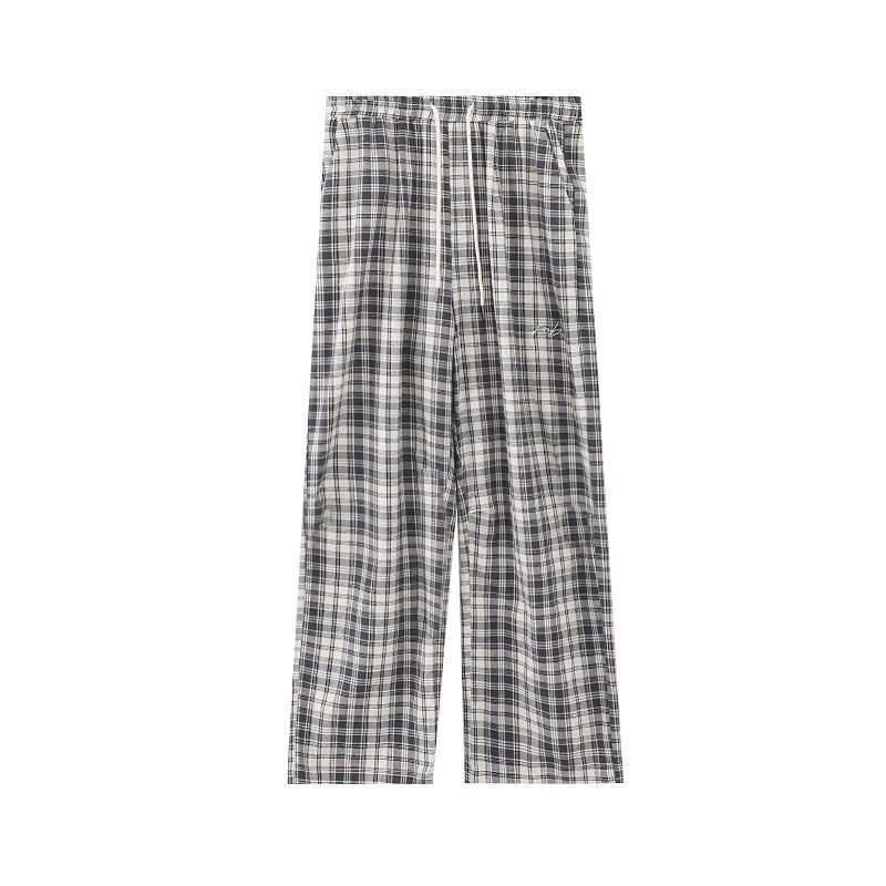 Hip Hop Graffiti Plaid Pants