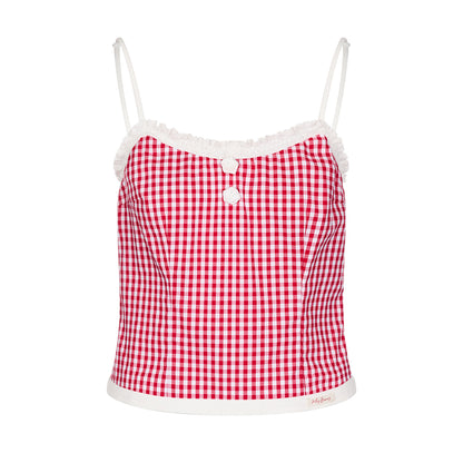 봄 레이스 캐미솔 탑 