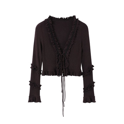 Comfort Embracing Knitted Cardigan Top