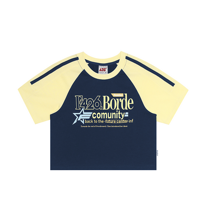 Star Letter Contrast T-Shirt