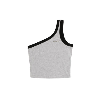 Slanted Shoulder Camisole Top