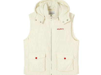 Detachable Hat White Duck Down Jacket