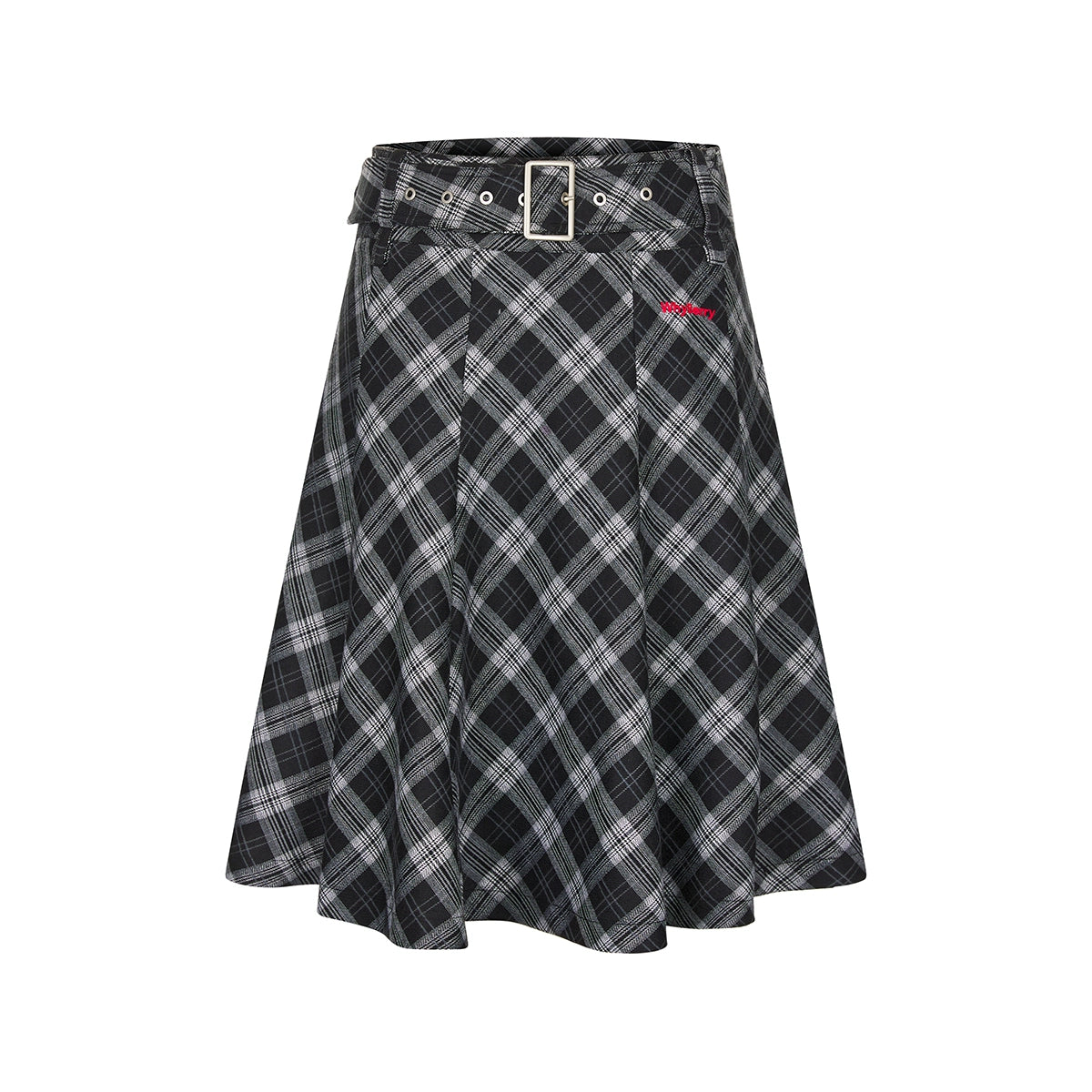 Retro Academy Checked Skirt