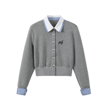 Knitted Cardigan Jacket and Skirt Set-Up