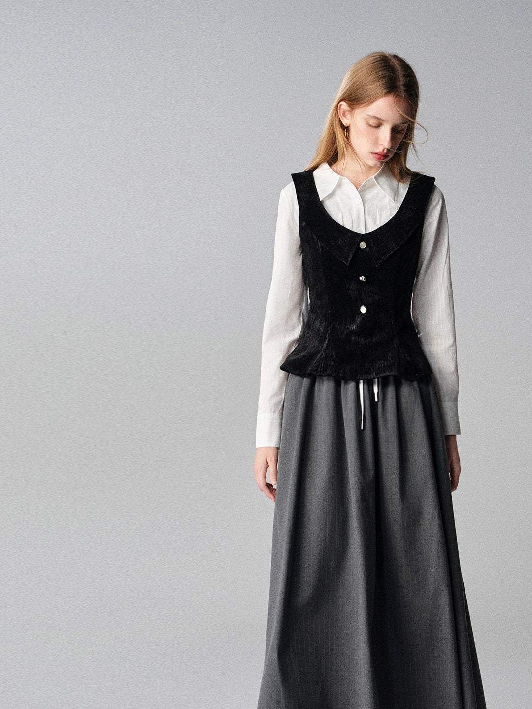 Mountains Seas Nordic French Retro Vest