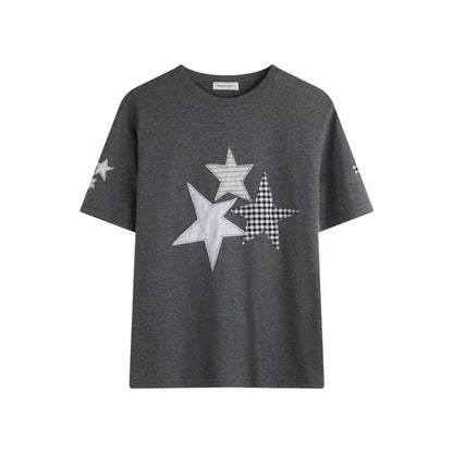 Star Patch Embroidered T-Shirt