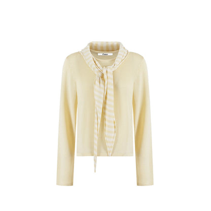 Tencel Striped Knit Shawl Set