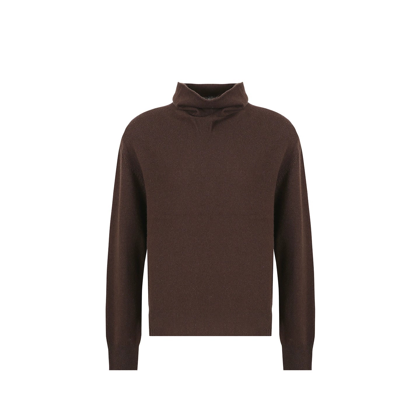 High Cashmere Wool Tricolor Knit Top