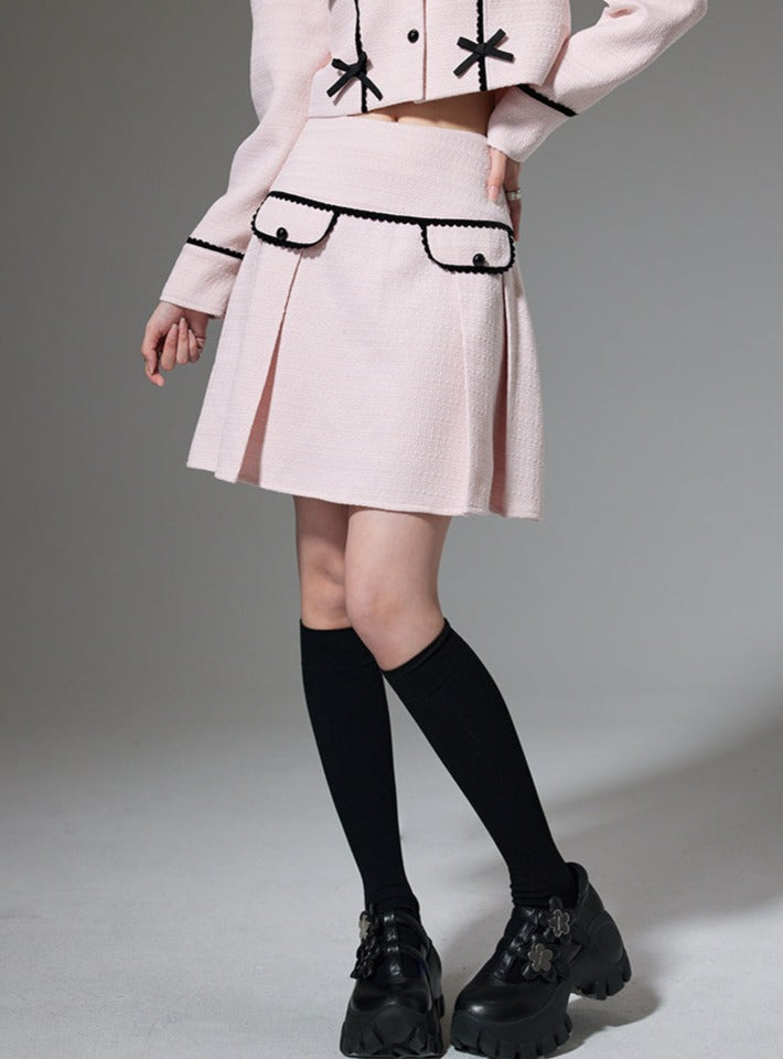 Jacket High Waist Skirt Two-piece Set