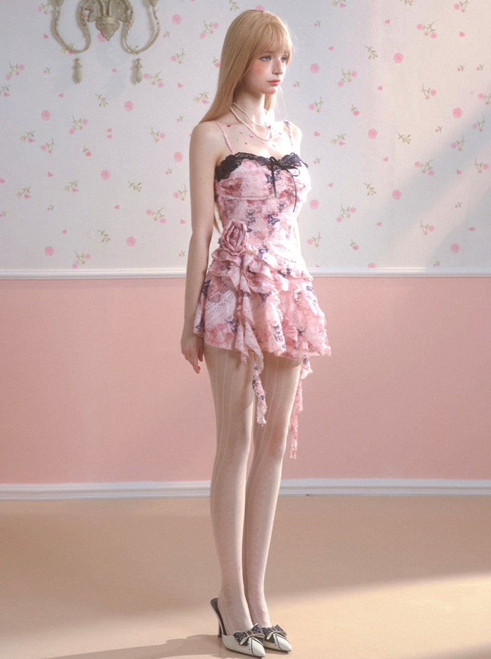 Beautiful Pink Butterfly Dress