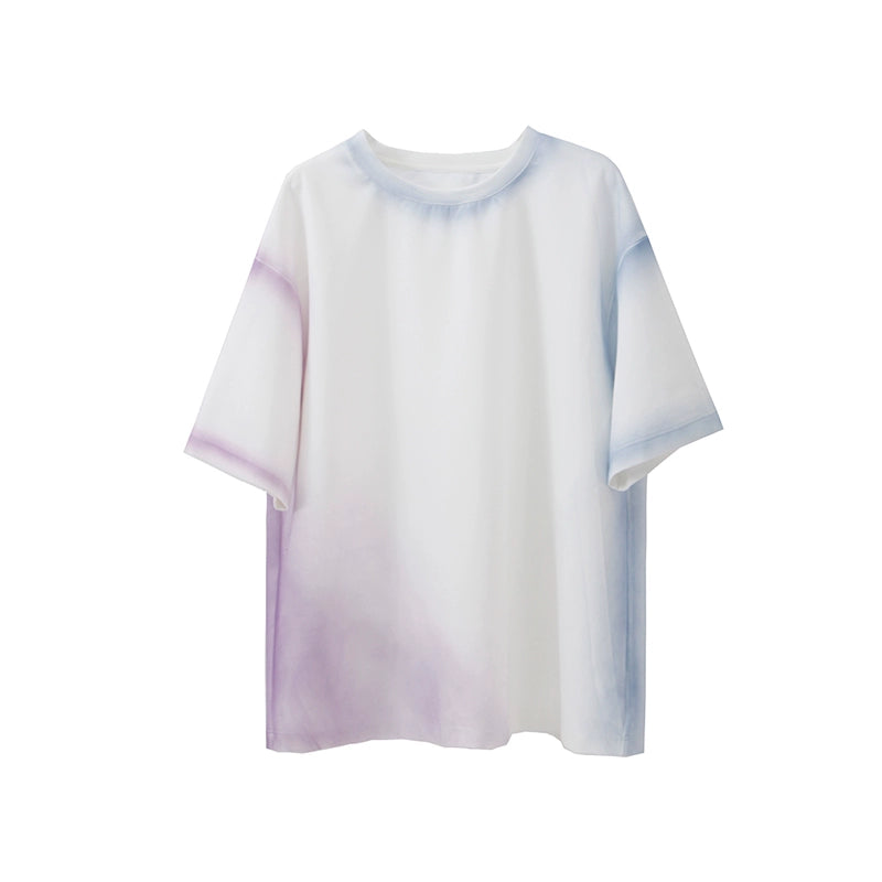 Bubble Memory Dream Gradient Knit T-Shirt