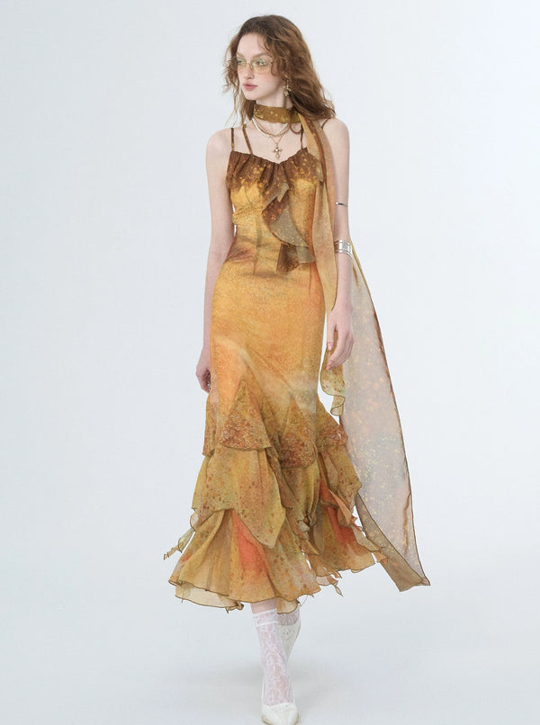 The Sun Never Sets Slip Dress