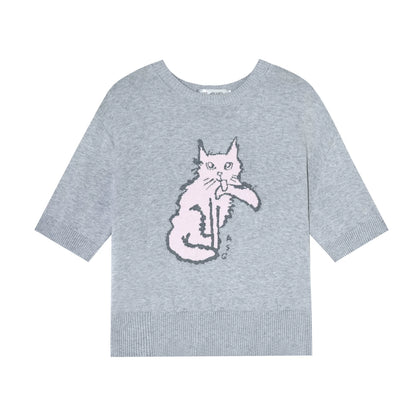 Completo camicia a quadri con orlo grezzo