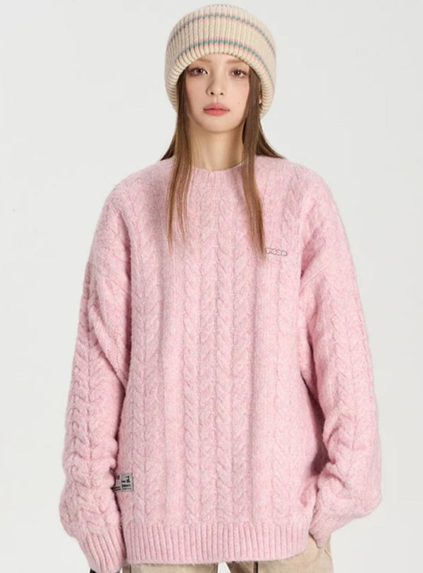 Hip-Hop Versatile Twist Sweater Top