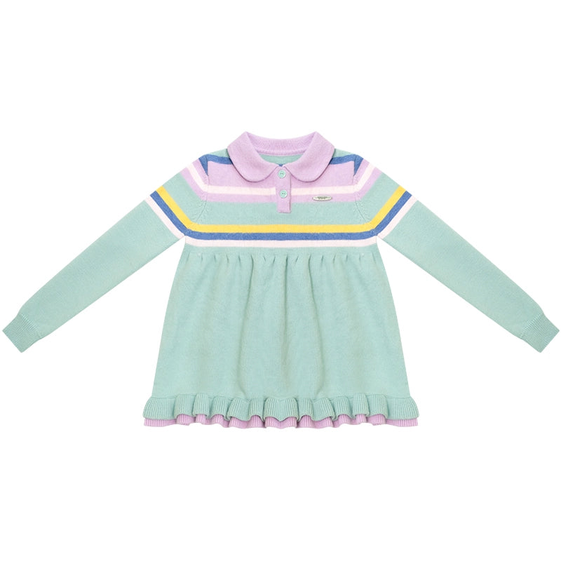 Retro Lace Collar Sweater