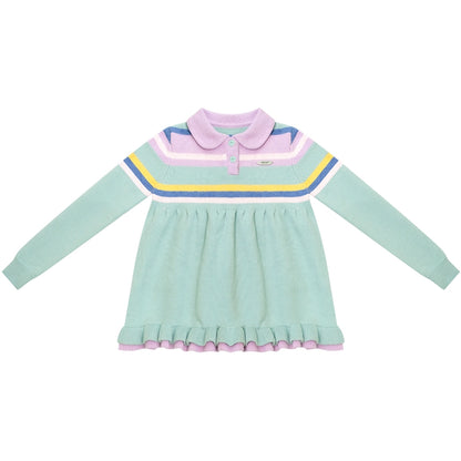 Retro Lace Collar Sweater