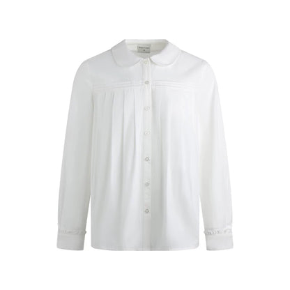 Pure Cotton Pleated Blouse