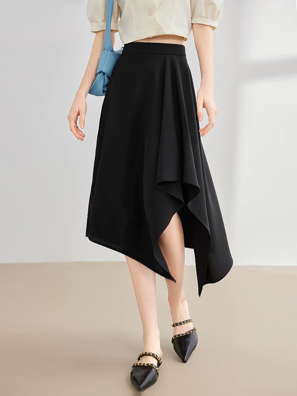 Wave Asymmetrical Skirt