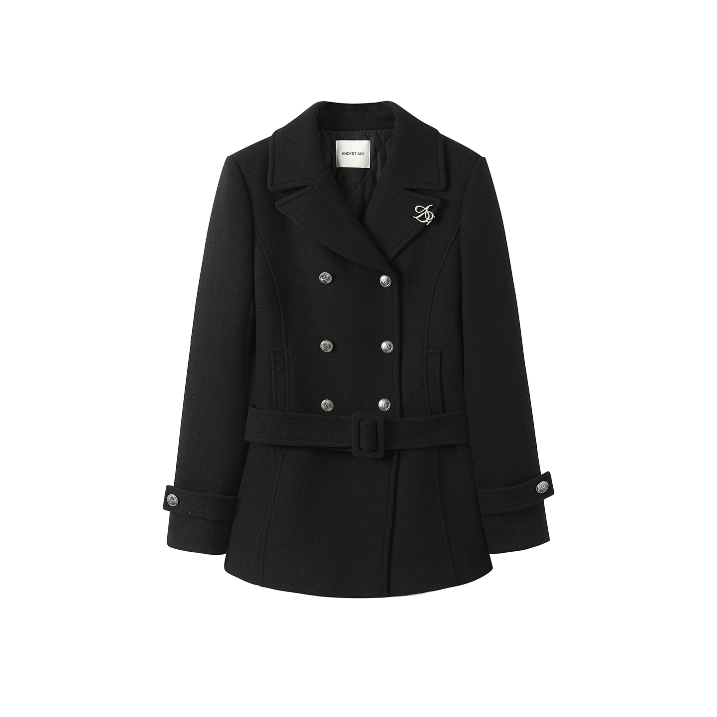 Woolen Lapel Coat