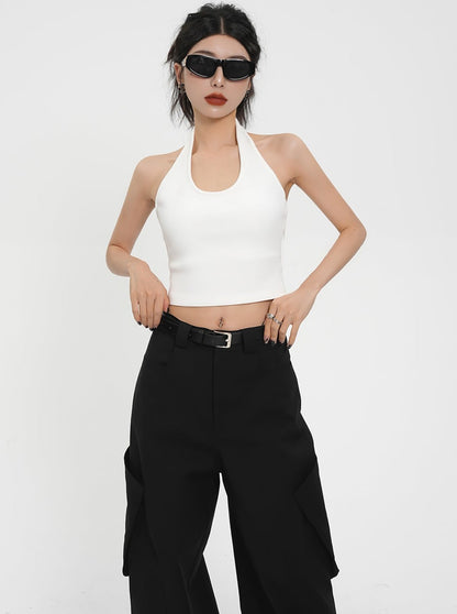 Halterneck Pullover Top