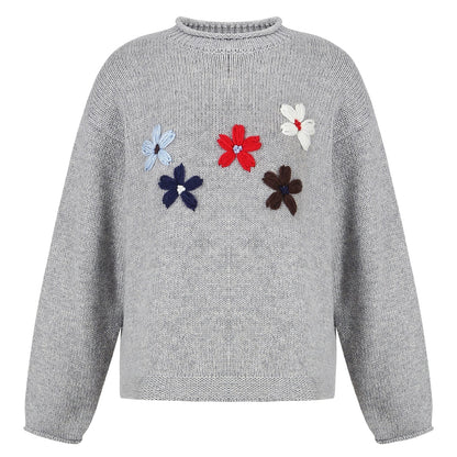 Three-Dimensional Floral Top