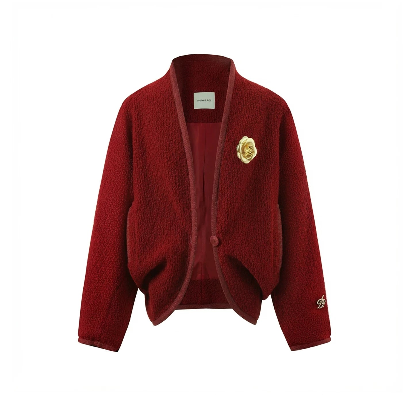 Batwing Wool Cocoon Coat Set-Up