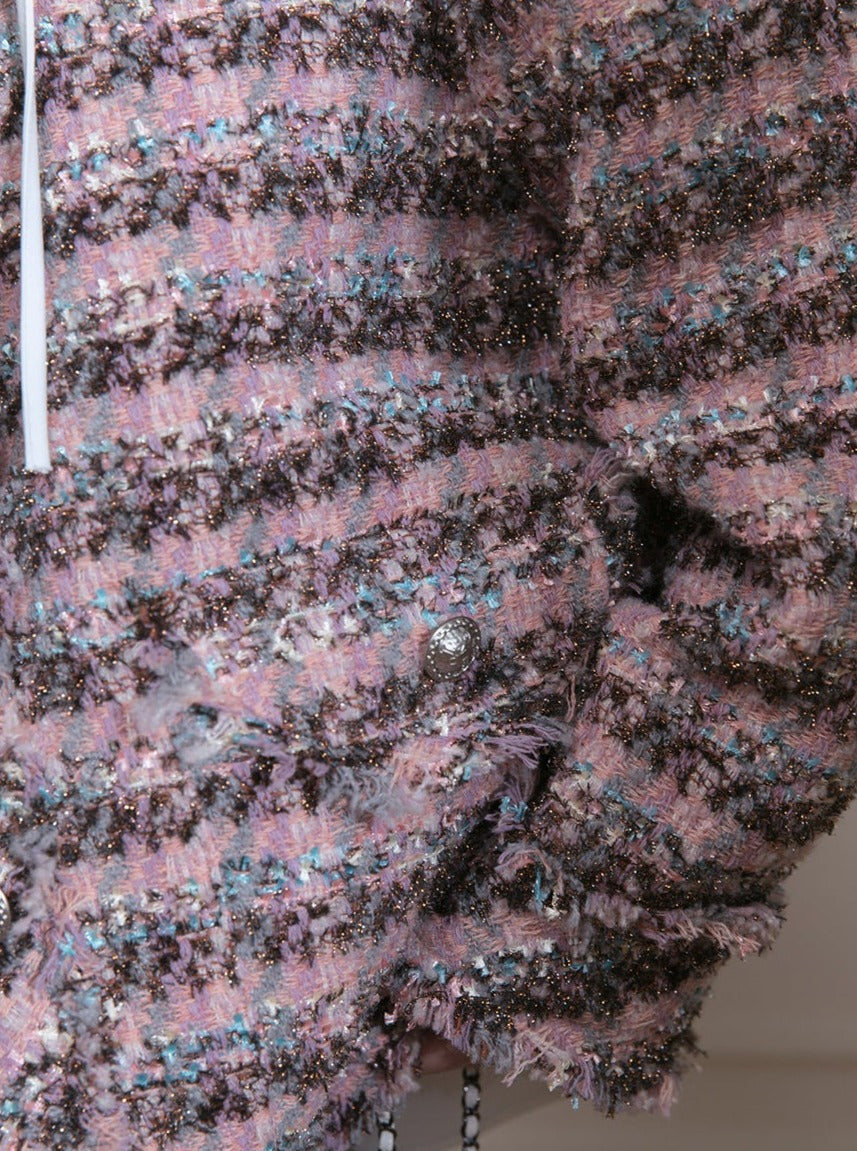 Pre-loved Painted Tweed Jacket