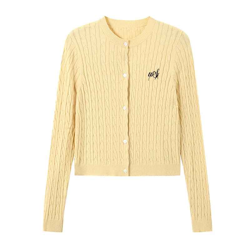 Knitted Cardigan and Dress Set-Up