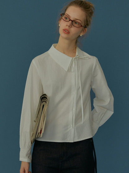 Vintage -Spitze bestickte Hemd