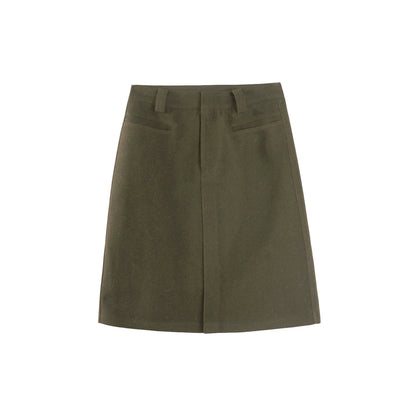 Retro Warm Wool Skirt