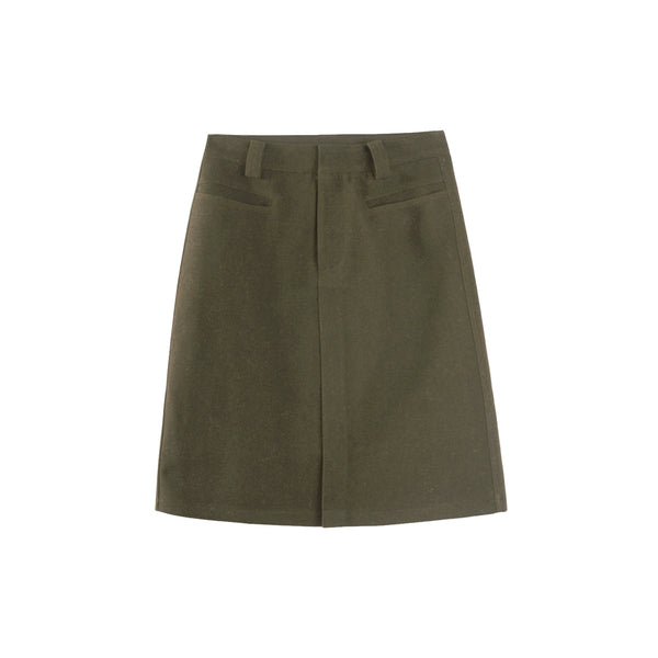 Retro Warm Wool Skirt