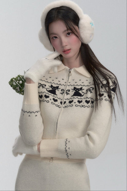 Warme Knopf-Akzent-Ohrenschützer 