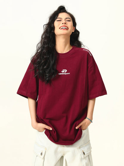 Dark Red High-End T-Shirt