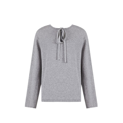 Color-Blocked Tie-Up Top