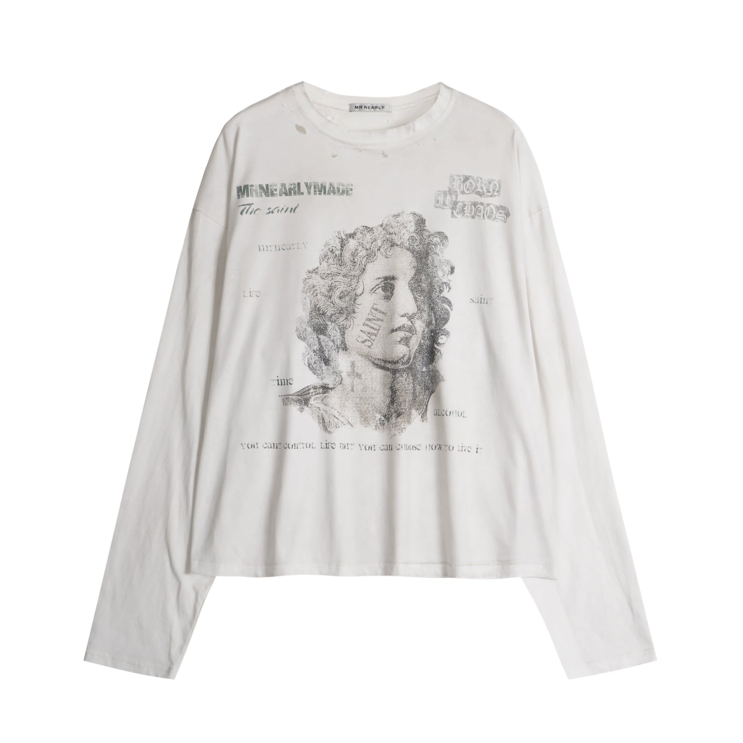 Vintage Frayed Crew Neck T-Shirt