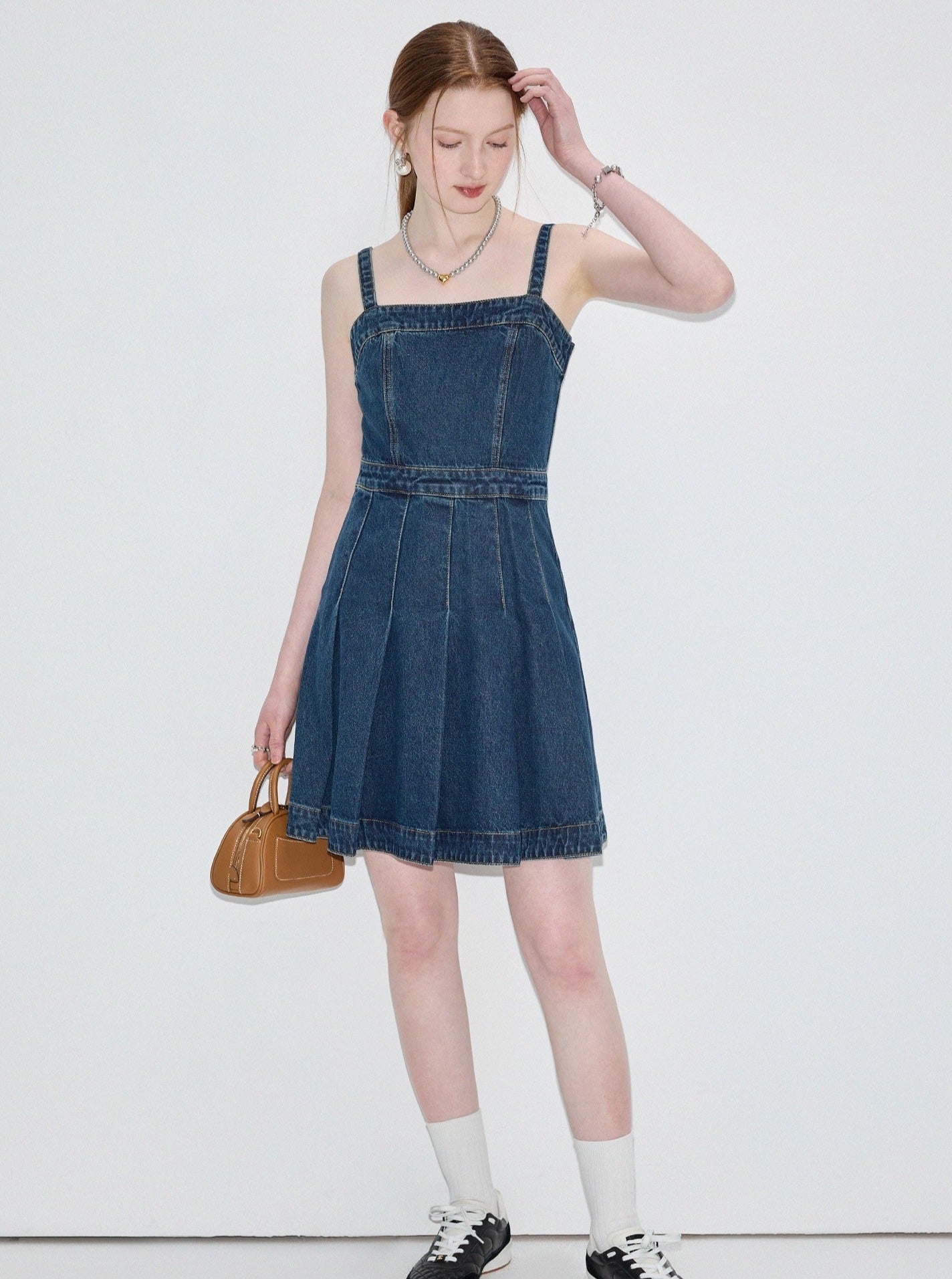 Denim Shirt and Sundress Set-Up