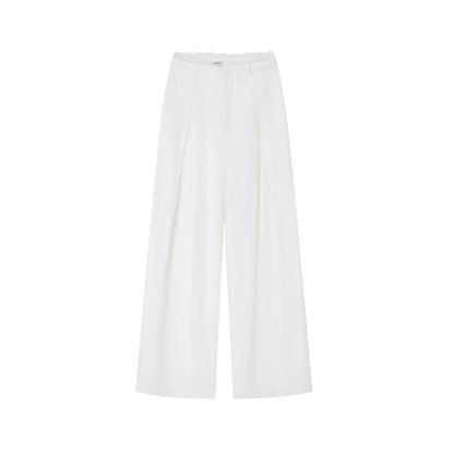 Pleated Organza Pants