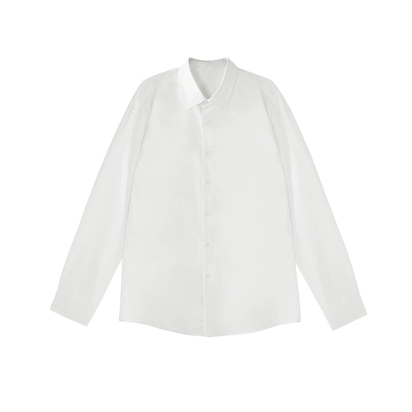 Two-Tone Long-Sleeve Casual Shirt