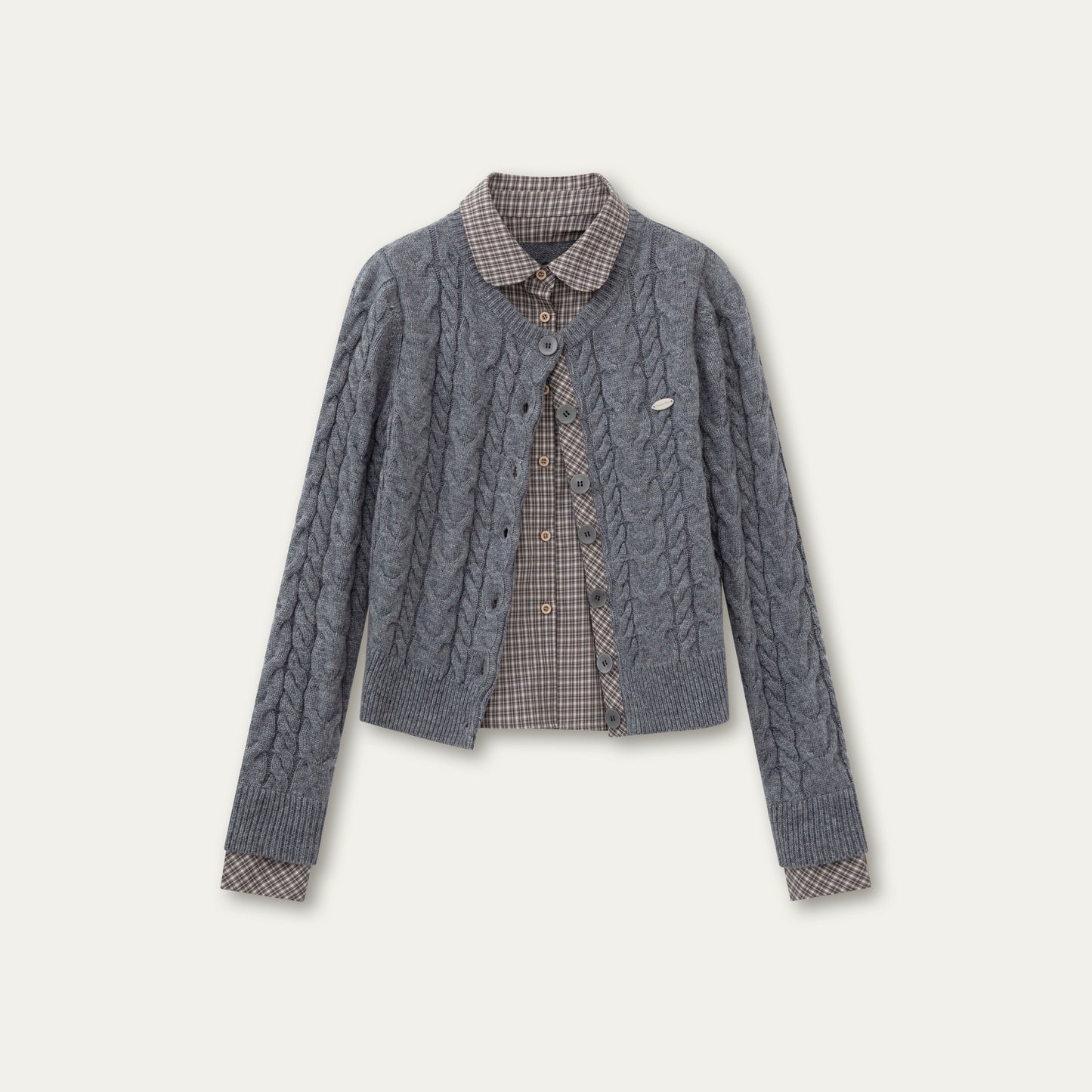 Sunset Pine Forest Wool Sweater