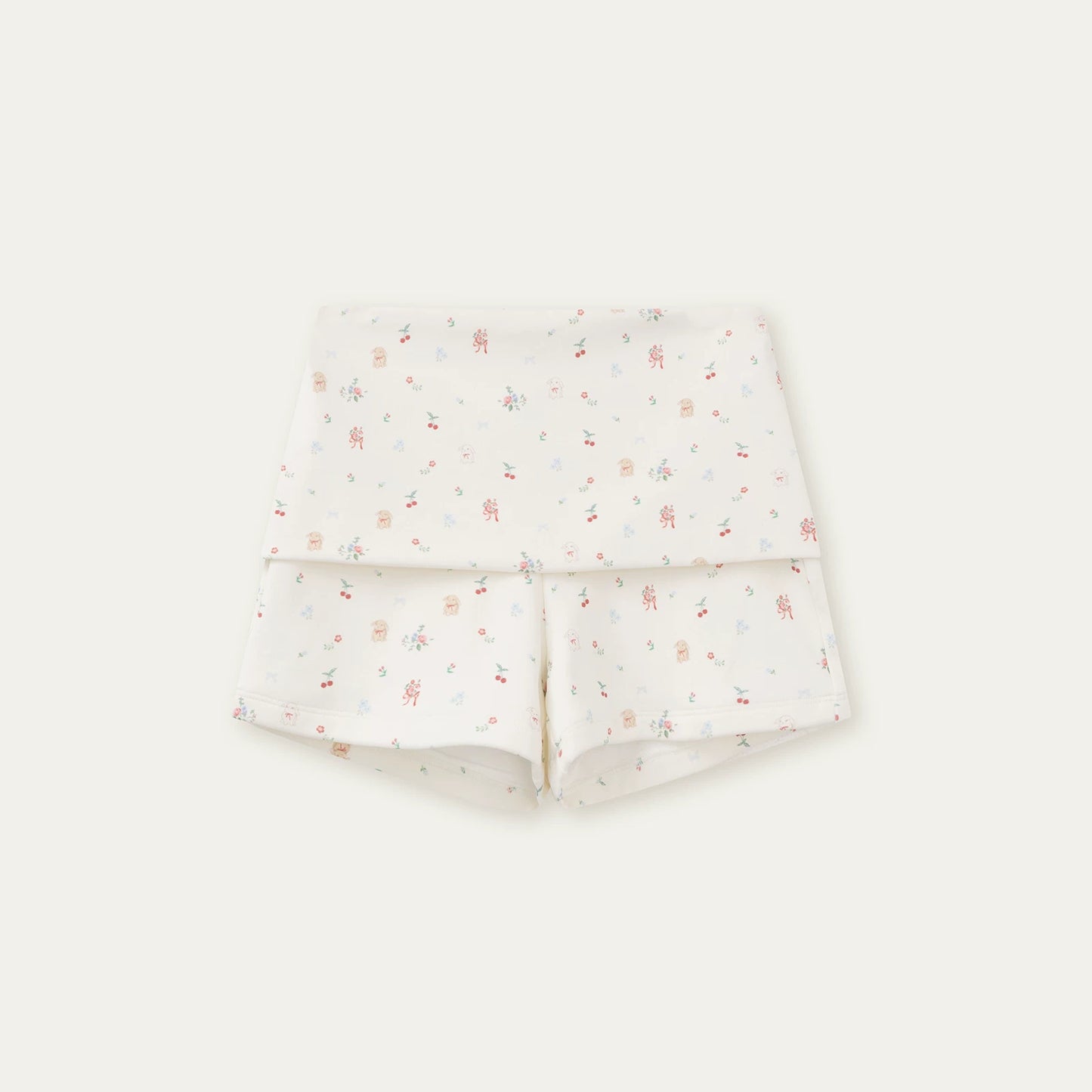 Printed Doll Collar Blouse Set-Up