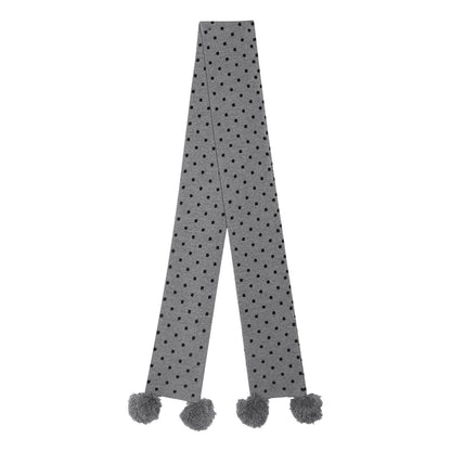 Polka Dot Hooded Knit Sweater Skirt Set-Up