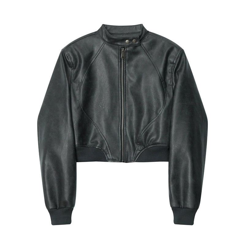 American Short Leather Jacket