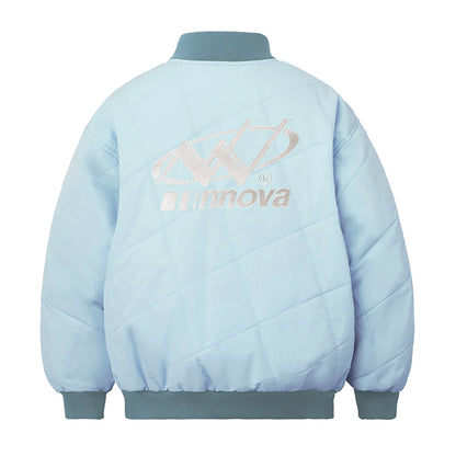American retro winter diamond baseball uniform cotton jacket