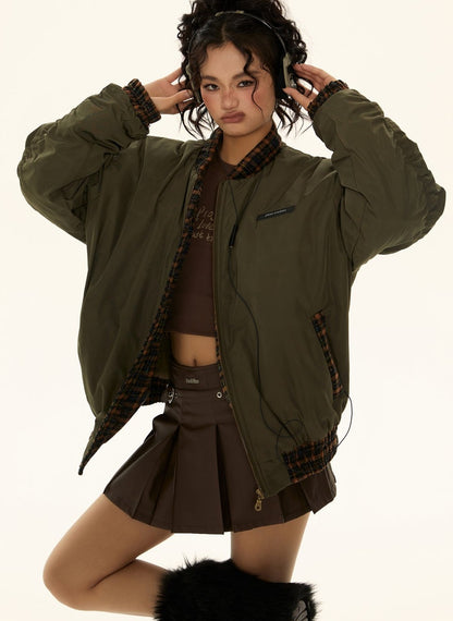 Black ang green cotton Jacket