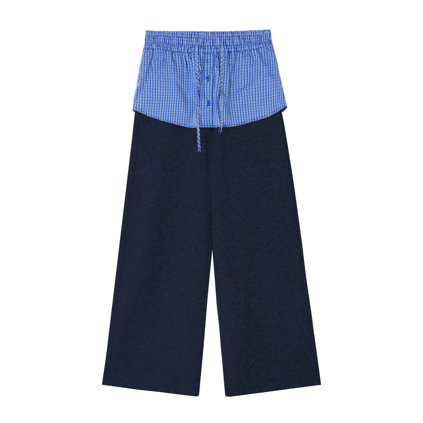 Plaid Mini Skirt Top With pants Set-Up