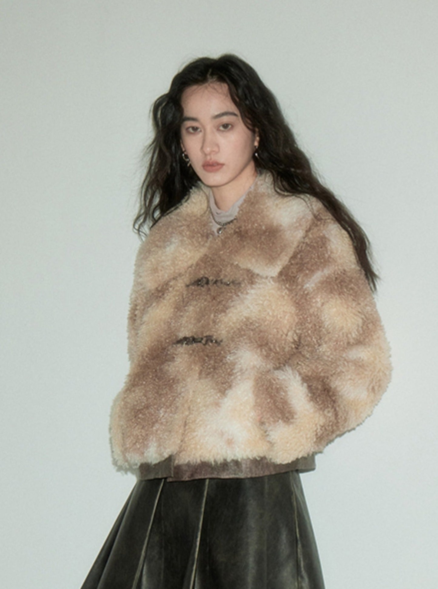 LAMB ROLL FUR JACKET