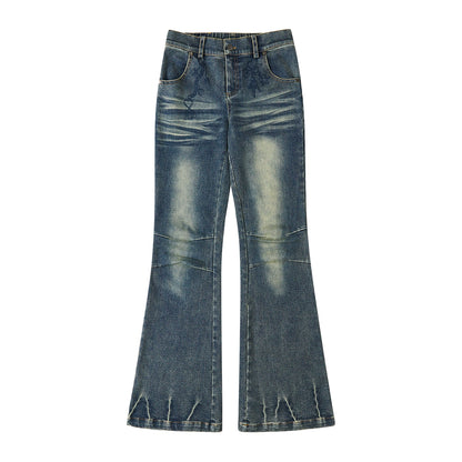 American Vintage Print Flared Jeans