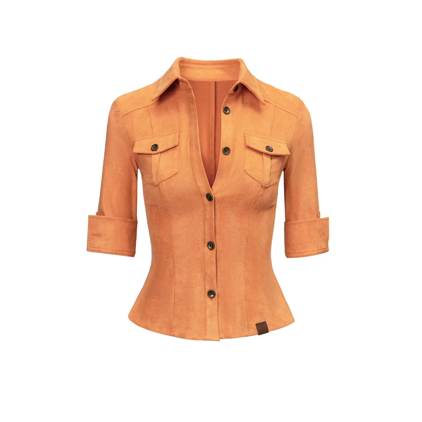 Süßkartoffel Wildleder Bluse